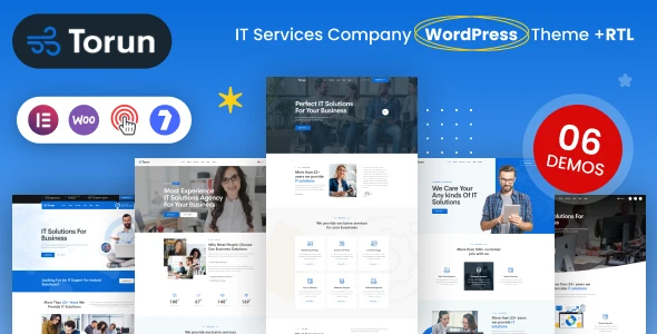 Torun – IT Services Company WordPress Theme + RTL