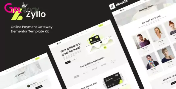 Zyllo - Online Payment Gateway Elementor Template Kit