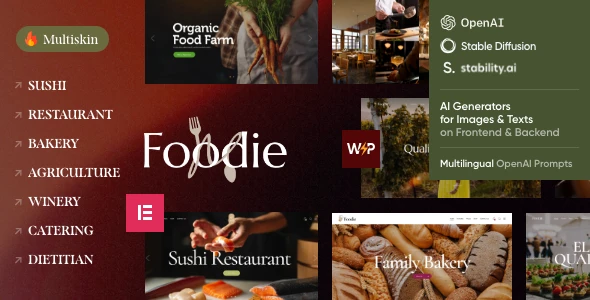 Foodie – Restaurant Theme