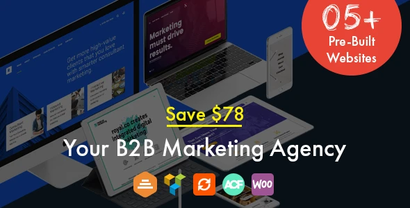 Royal – Marketing, Landing WordPress Theme