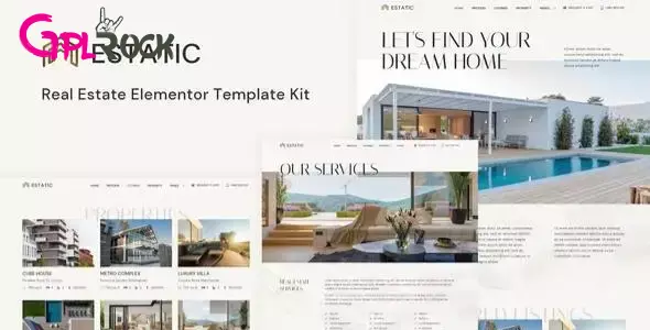Estatic – Real Estate Elementor Template Kit